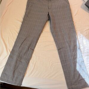 Meyer Men’s Dress Pants – Gray Plaid (Size 33)